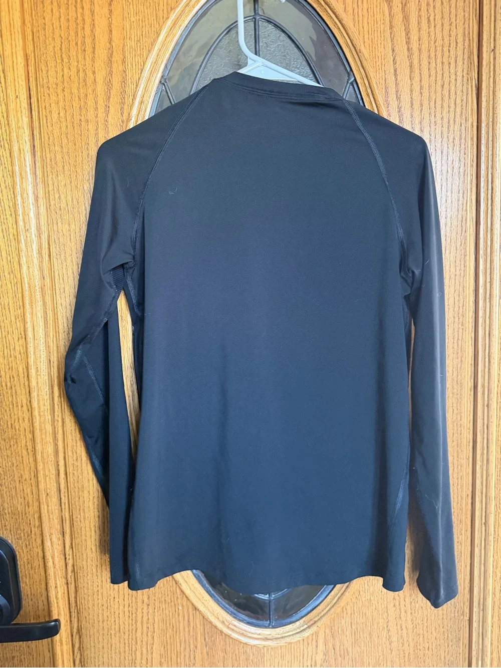 Nike Black Long Sleeve Logo Performance Top